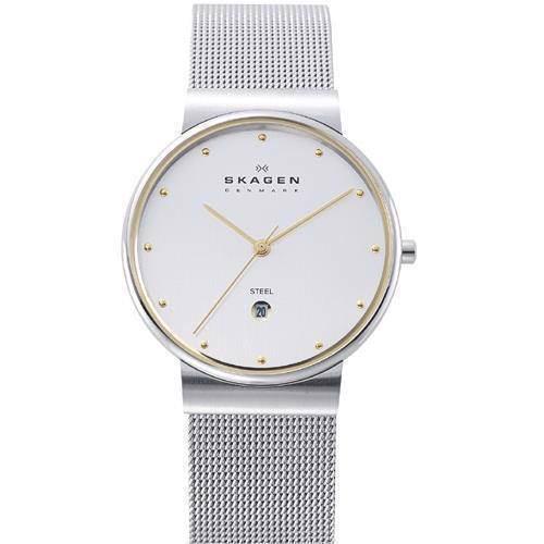 Image of Skagen Steel Kollektion Herre ur, 355LGSC